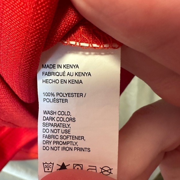 IZOD Polo Performance Shirt Men’s‎ Size Medium Red Golf Short Sleeve - Picture 5 of 10